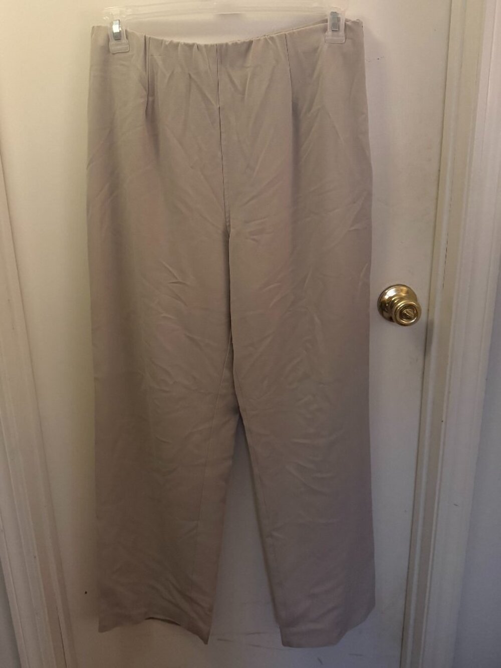 Worthington Stretch Beige Dress Pants W 16